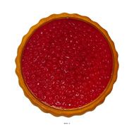 Tarte aux groseilles artificielle en Plastique soufflé D21 cm