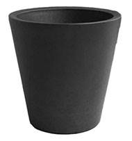 Bac VASO plastique D45xH45cm Anthracite int./ext. double paroi