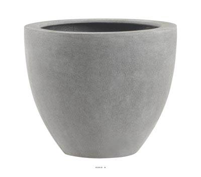 Bac fibres de verre/ composite Farn extérieur EggPot D36 xH30cm Sable