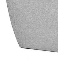Jardinière rectangle granite en plastique moderne L90xH40xl40 cm Blanc