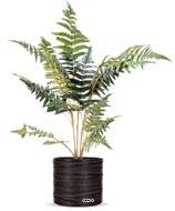 Fougre des forts artificielle H 75 cm en pot superbe L 60 cm