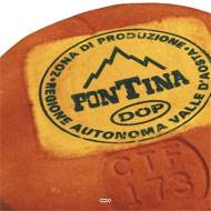 Fontina artificiel Fromage Italien en Plastique soufflé D 360x60 mm