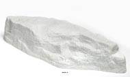 Pierre artificielle granite blanc en Plastique soufflé L 500x200 mm
