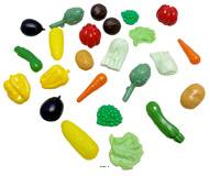 l�gumes petits artificiels assortis en lot de 24 en Plastique souffl�