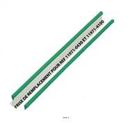 Frise verte H 1,50 cm pour Separateur plastique socle blanc L 75 cm