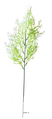 Herbe de mer en pic plastique artificiel vert-blanc H 48 cm aerienne