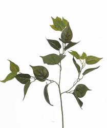 Feuillage de Philodendron artificiel en branche H 70 cm