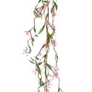 Jasmin Rose Artificiel en guirlande L 180 cm Superbe