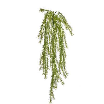 Chute d'asparagus artificiel L 80cm vert clair