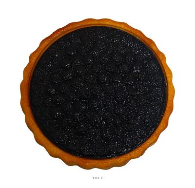 Tarte aux mures artificielle en Plastique soufflé D21 cm