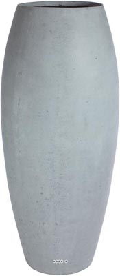 Bac en Polystone Spirit Ext. Bullet D 56 x H 150 cm Gris ciment