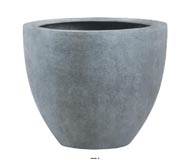 Bac fibres de verre/ composite Farn Ext. EggPot D50xH42cm Gris fonc