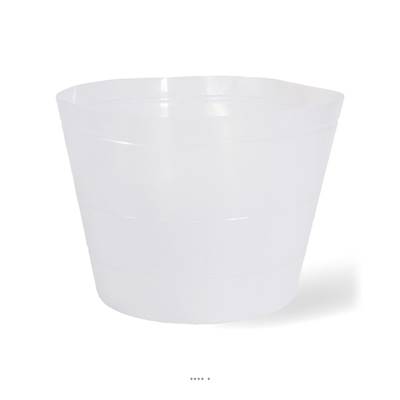 Liner de plantation facile silicone Ø60cm H45cm Int. rond transparent