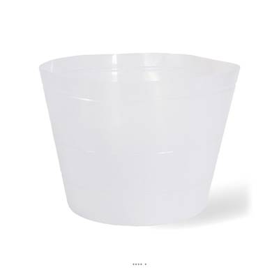 Liner pour plantation facile silicone Ø 60 cm H 45 cm Int. rond transparent