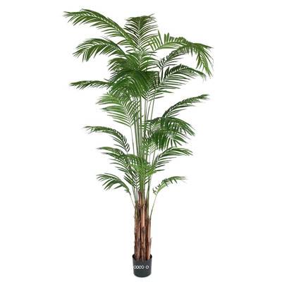 Palmier Areca artificiel H 270 cm sur tronc en pot