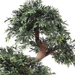 Bonsaï Saule Noir Artificiel H 70 cm D 60 cm en pot