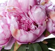 Bouquet de Pivoines artificielles Lavande 7 têtes Diametre 35 cm
