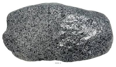 Grand Galet Factice Gris Noir Moucheté - Cache Prise et Déco L 400 x 250 x h 140 mm