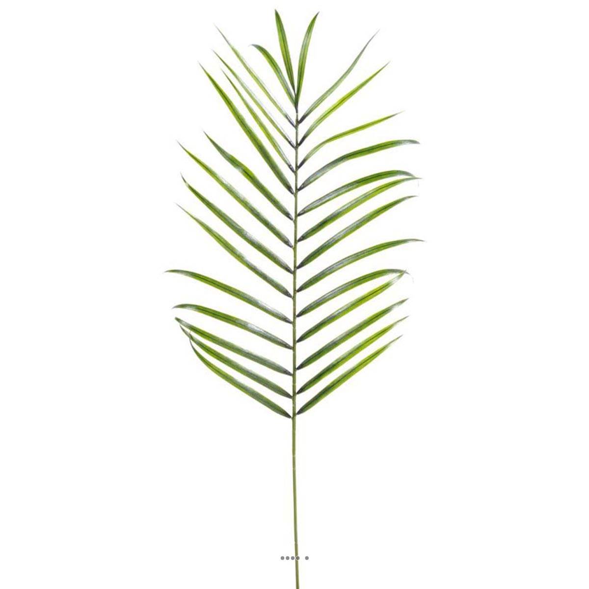 artificielles Feuille de palmier Areca artificielle en plastique H 110 cm Vert du site artificielles.com