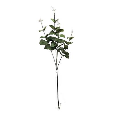 Branche de faux eucalyptus H 65 cm 4 ramures