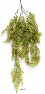 Chute de Fougère de Boston Verte en Plastique artificielle H 90 cm D 20 cm 5 ramures