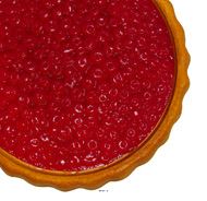 Tarte aux groseilles artificielle en Plastique soufflé D21 cm