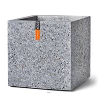 Bac en pures fibres et magnesium Hany Ext. cube 30x30x30 cm gris