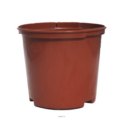 Pot conteneur Plastique Godet de plantation 10 cm Marron