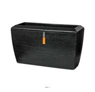 Jardinière Arc en matières recyclées Noire 40 cm H 60 cm