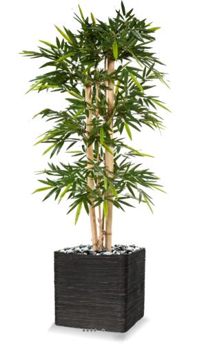 Bambou New grosses cannes H 270 cm 2368 feuilles artificiel