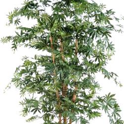 Aralia Arbre Artificiel H 150 cm Vert en pot