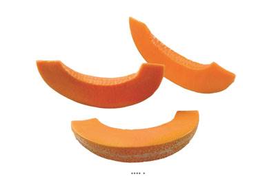 Tranches de Melon artificiel en lot de 3 Plastique soufflé L 180x40 mm