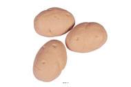 Pomme de terre artificielle Grande X 3 Plastique soufflé L 105x75 mm