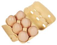 Œufs de poule artificiel en Plastique soufflé L 150x110 mm