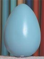 Œuf bleu artificiel en Plastique soufflé H 300x200 mm