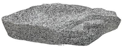 Rocher Factice Aspect Granit Noir Moucheté - Cache Prise et Déco Jardin 570 x 210 mm