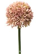 Allium artificiel en tige H 45 cm Rose - BEST