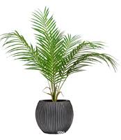 Palmier Areca artificiel, grandes palmes, en pot H 55 cm, D 48 cm