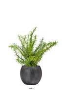 Romarin artificiel, herbe aromatique, en pot H 35 cm, D 28 cm