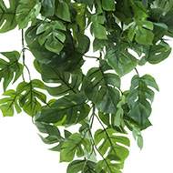 Chute de philodendron artificiel 99 feuilles L 70 cm Vert