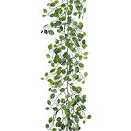 Guirlande de feuilles d'eucalyptus artificiel vert L 180 cm