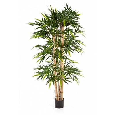 Bambou New grosses cannes H 240 cm 1984 feuilles artificiel