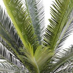 Palmier Artificiel Cycas en pot H 100 cm Vert