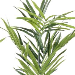 Palmier Kentia artificiel en pot tronc semi-naturel H 170 cm 7 palmes