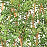 Haie de Bambou artificiel dense extérieur anti-UV H 110 cm Vert