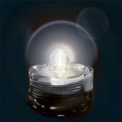 Led X1 couleur Blanche submersible reutilisable livre avec ses 2 piles