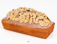 Gateau Cake aux amandes artificiel, aliment factice  L17cm