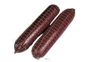 Saucisson Sec Fumé artificiel X 2 en Plastique soufflé L 400x90 mm