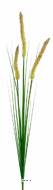 Pennisetum artificiel H 90 cm 3 superbes plumeaux vert rouge