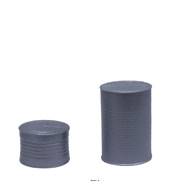 Lot de 2 boites de conserves en Plastique soufflé, H 10-5 cm, D 7 cm